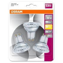 Osram LED Star 4.3w Par16 Gu10 2700K 36d Pack of 3