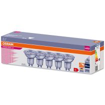Osram Parathom 3.4W Dimmable LED GU10 Spot 36D 3000K 5 Pack