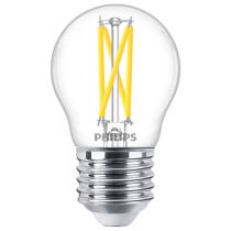 Philips Master LED 2.5W Golfball DimTone/WarmGlow E27/ES
