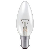 Professional 25W Clear SBC Candle