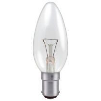 Professional 60W Clear SBC Candle 35mm