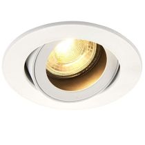 Saxby 81739 Tiltable Matt White Downlight