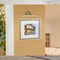Searchlight 5551-51BG Bilbao 510mm Black and Brushed Gold Picture Light 