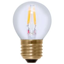 Segula LED 50208 2.7w Golf Ball Clear 72mm E27 2200k Dimmable