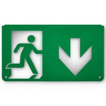 Signify Ecolink Emergency Blade Exit Down Sign