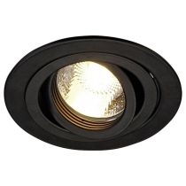 SLV 111710 New Tria Flush Mount Black Tiltable Downlight