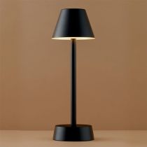 Lightsave Sofia Empire Cordless Table Lamp Black
