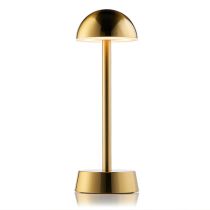 Lightsave Sofia Empire Mini Cordless Table Lamp Brass