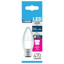 Status 5w-40w BC (B22) Candle