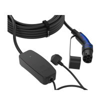 SyncEV 10 Metre Electric Vehicle Portable 3 Pin Type 2 Charging Cable