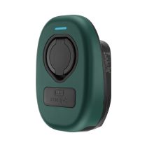 SyncEV Electric Vehicle Racing Green Wall Charger Front Cover 