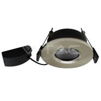 VTAC 7W LED Fire Rated Downlight Satin Nickel Bezel 3000K