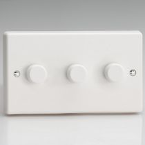Varilight V-PRO JQP303W 3 Gang 2-Way LED Dimmer (3 X 0-120W)
