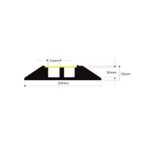 Vulcascot HDCVP/2 Heavy Duty Cable Protector - Black/Yellow 1m