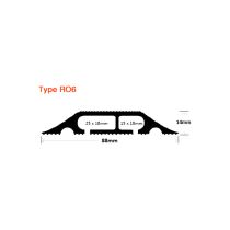 Vulcascot R06 Cablesafe Flexible Cable Protector - Black 9m