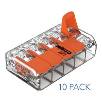  Wago 221-415 5 Way Lever Connector 221 10 Pack