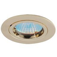 Ansell Twistlock GU10 Die-Cast Downlight Brass