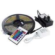 Integral LED ILSTRGBA081B Plug & Play 5m Constant Voltage RGB LED Strip Tape with IR Controller 7.2W/M
