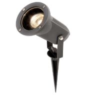 MLA Knightsbridge SPIKE50BL 50W GU10 Directional Garden Spike/Wall Spotlight