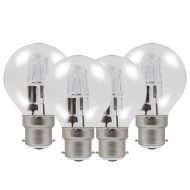 Philips 28w BC Halogen Golf Ball - 4 PACK
