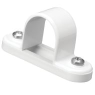 PVC Conduit Space Bar Saddle - 20mm White 