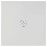 TCP Smart 1 Gang Single WiFi Switch White On + Off Timer Scenes WWSSINWUK