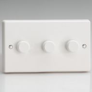 Varilight JQDSM103W V-PRO 3 Gang Smart Master Wi-Fi LED Dimmer
