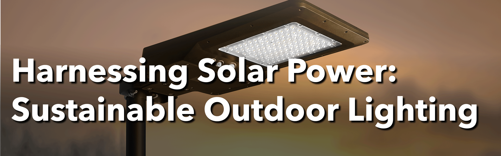 a picture of solar powered street light showing how council can harness solar power