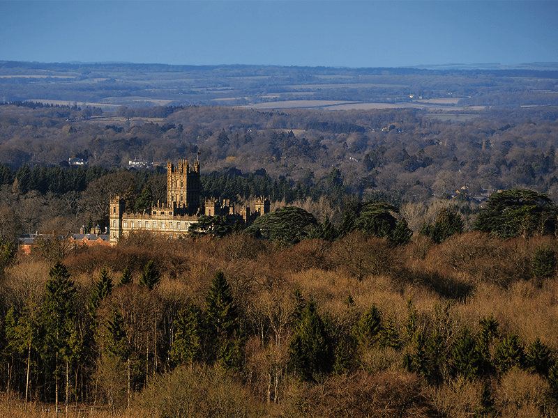 picture of berkshire county with highclere castle