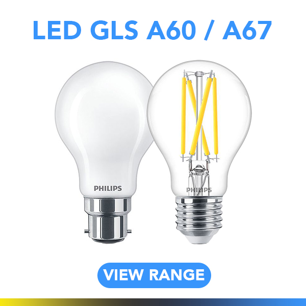 led gls a60 & a67 light bulbs