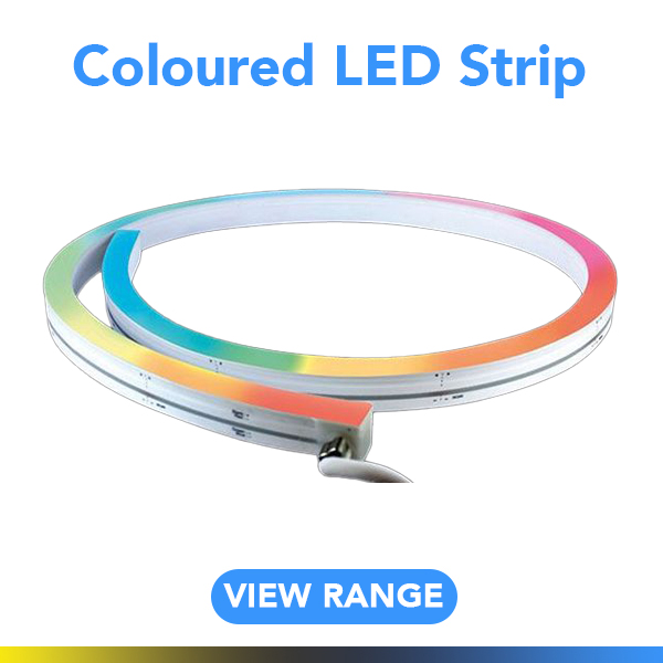 coloured strip lighting