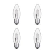 42W ES Halogen Clear Candle - 4 PACK
