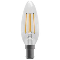 Bell 4W Dimmable Filament LED Clear Candle SBC/B15