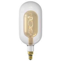 Calex SUNDSVALL LED Fusion Tubular 240V 3W 250lm E27, Clear/Gold 2200K dimmable