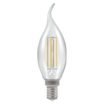 Crompton 5W SES Dimmable LED Candle Filament Clear Bent Tip