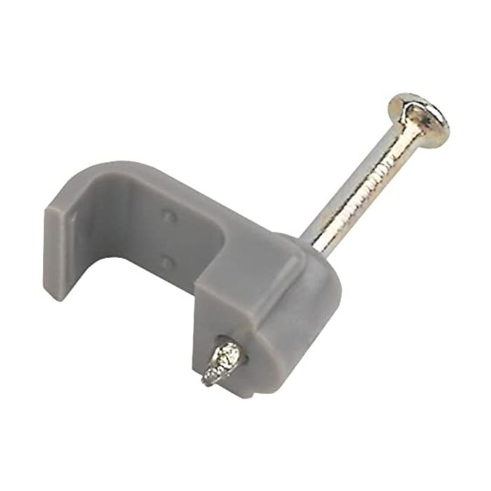 2.5mm Twin & Earth Cable Clips Grey x 100