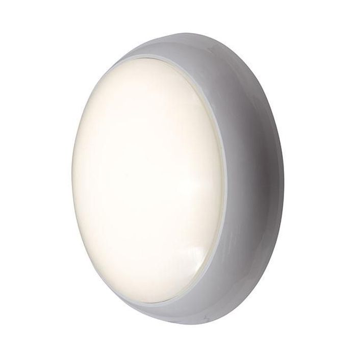 Ansell Disco LED Integral Microwave Sensor 14W Cool White White / Opal