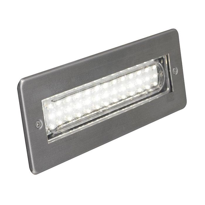 Ansell Libretto LED Bricklight - 2W Cool White - Stainless Steel