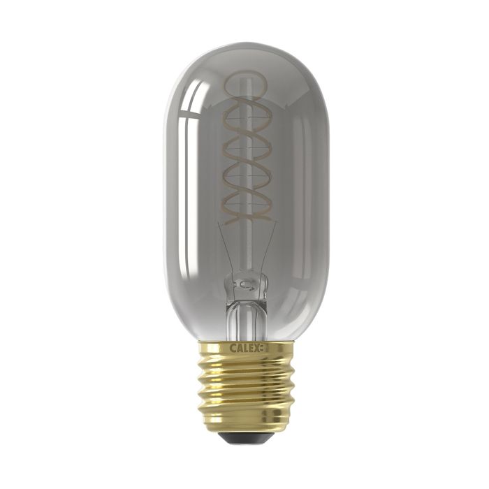 Calex Flex Filament Tubular LED lamp 4W 2100K Titanium Dimmable