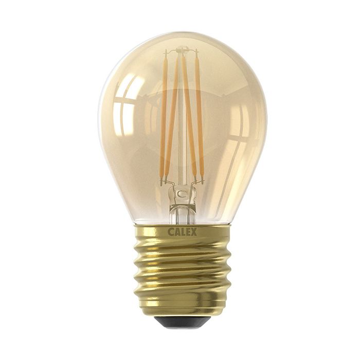Calex Filament LED Spherical Lamp 240V 3.5W Gold Dimmable