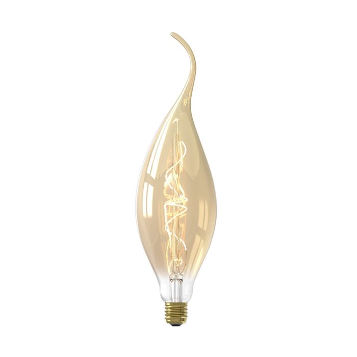 Calex Calpe Gold LED Lamp 240V 4W 2100K Dimmable
