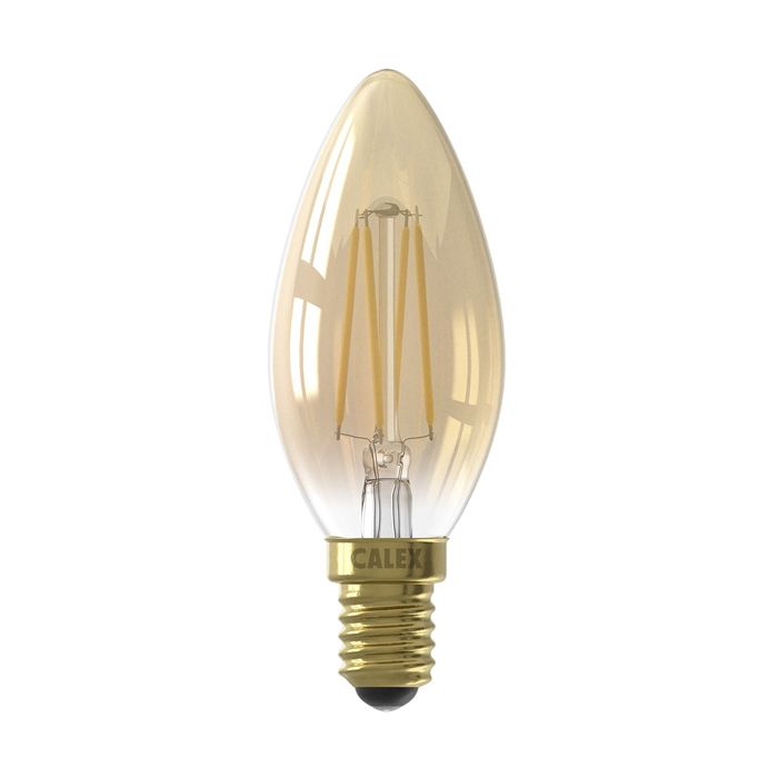 Calex Filament LED Candle Lamp 240V 3.5W E14 2100K Dimmable