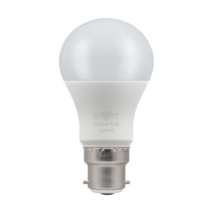 CROMPTON SMART LED LAMP 8.5W B22 RGB+WARM WHITE 3000K DIM