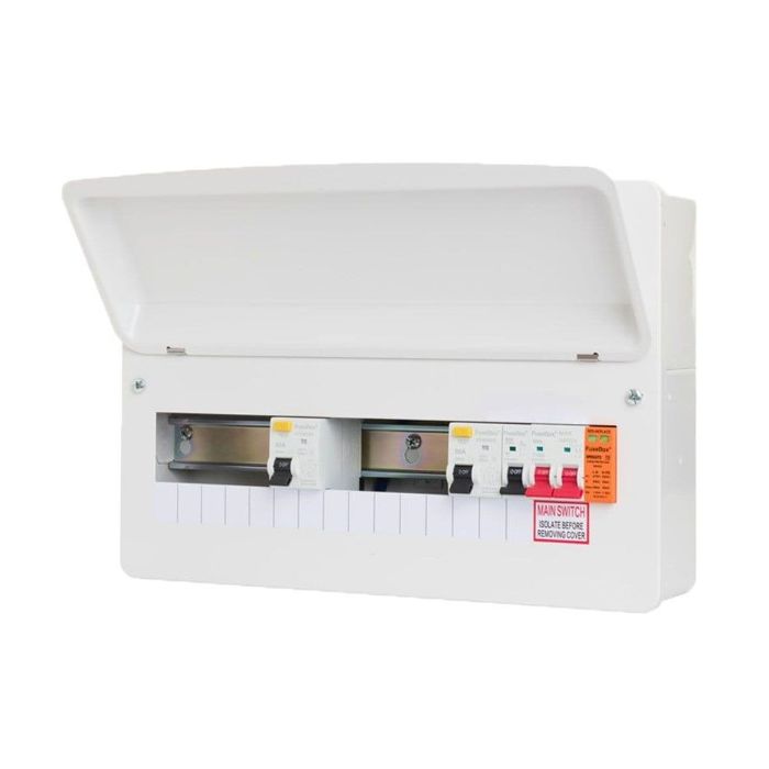 FuseBox 16 Way Dual 100A Type A RCD Consumer Unit and SPD