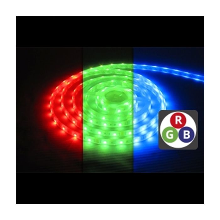Integral 24V RGB Strip IP33 5m x 10mm Colour Changing 8.64W per metre