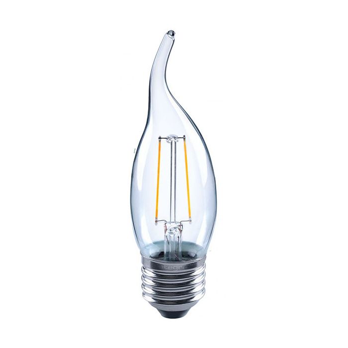 Integral Candle Filament Flame Tip Omni Lamp E27 2W 995956 (25W) 2700K 230lm Non-Dimmable 300 deg Beam Angle