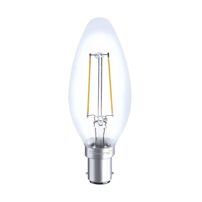 Integral Candle Full Glass Omni-Lamp 2W 765073 (25W) 2700K 230lm B15 Non-Dimmable 330 deg Beam Angle