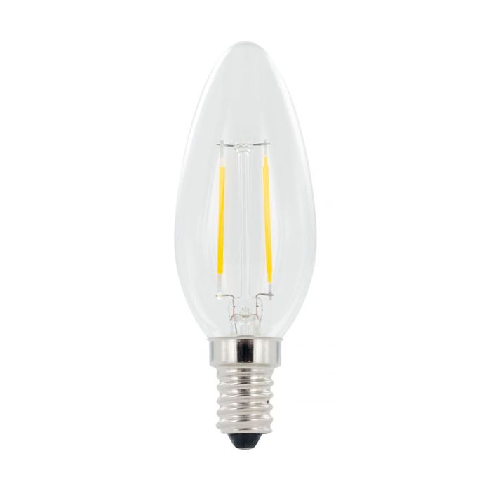 Integral Candle Full Glass Omni-Lamp 2.8W 947141 (25W) 2700K 250lm E14 Non-Dimmable 300 deg Beam Angle
