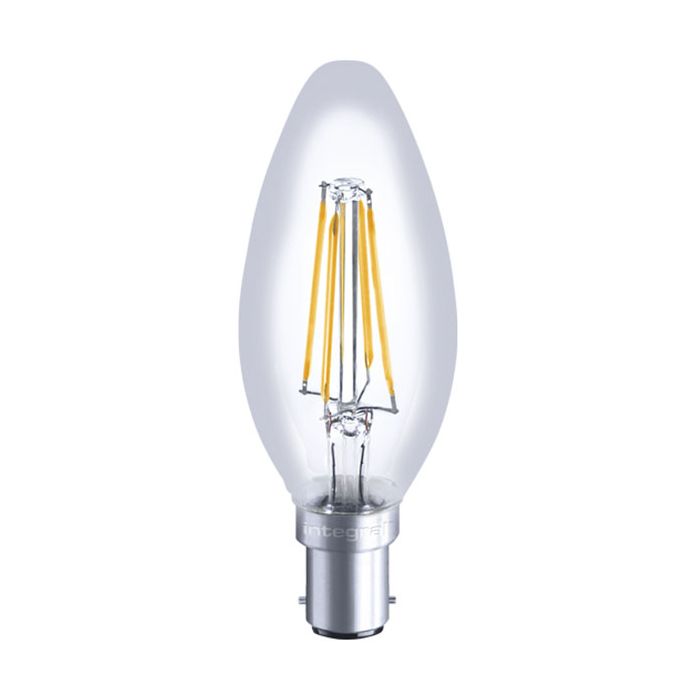 Integral Candle Omni Filament Lamp B15 3.5W 334850 (30W) 2700K 330lm Dimmable 300 deg Beam Angle