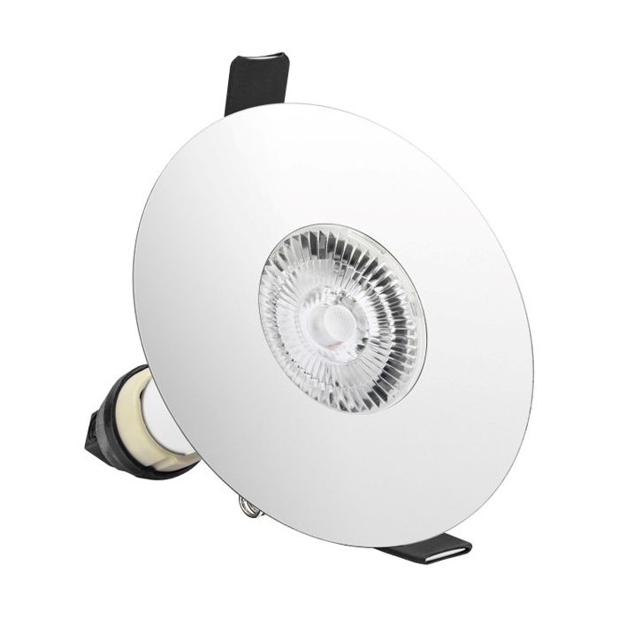 Integral Evofire Polished Chrome Round Fire-Rated Downlight